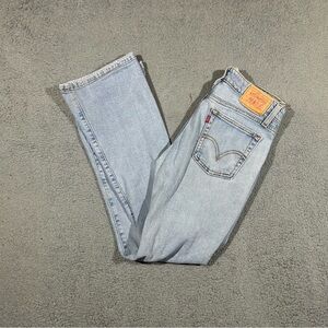 Y2k Women's LEVIS 518 Superlow Bootcut Jeans Size 5M 29 JR Inseam 29 #1413